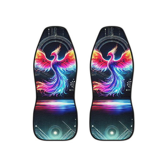 Vibrant Phoenix Car Seat Covers - Colorful Protection for Your Vehicle