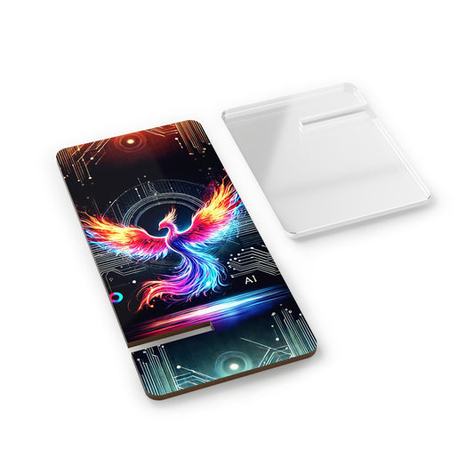Phoenix Art Mobile Display Stand - Vibrant Smartphone Holder