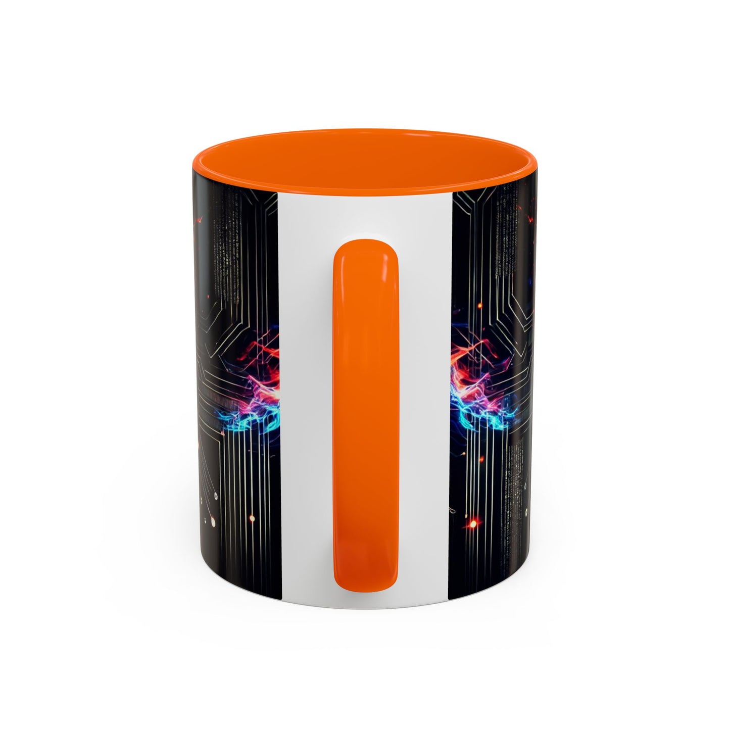 Phoenix AI Accent Coffee Mug - Colorful Artistic Design for Tech Lovers