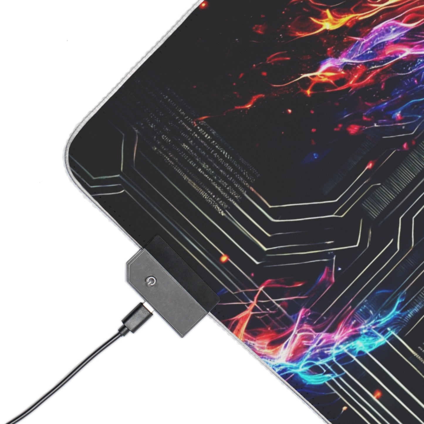 Illuminate Your Game: Phoenix LED Gaming Mouse Pad with Colorful Light Effects